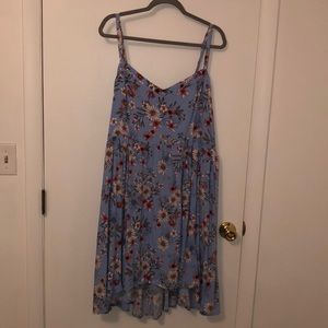 Torrid Floral Hi-Lo Dress w/ Pockets